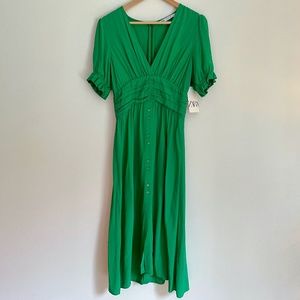 Zara Green Dress